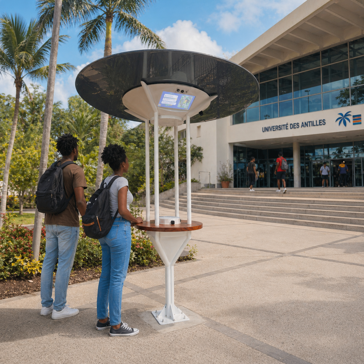 GUARDIAN sur un campus universitaire